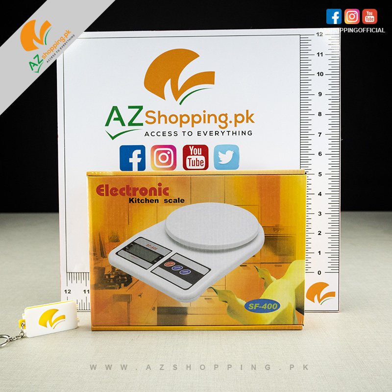 Electronic Kitchen Digital Food Weight Scale - Weight Capacity 10 Kg - Model: SF 400