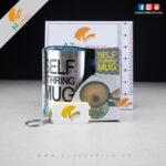 Stainless Steel Self-Stirring Mug Coffee Cup – Automatic Electric Drinkware – 400ml