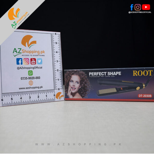 Root Perfect Shape Professional Hair Curler & Crimper Iron 360° Degree Swivel Cord – Model: DT-2030B