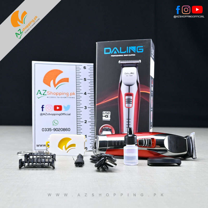 Daling – Professional Electric Hair Clipper, Trimmer, Shaver, & Shaving Machine – Model DL-1309