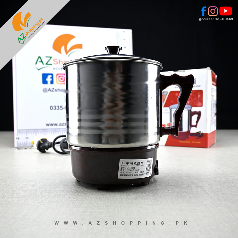 14cm Ling Hui Electric Heating Kettle Cup Pot Kettle for Tea, Coffee Maker – Model: GB4706