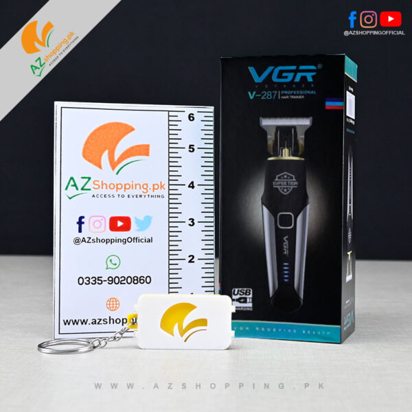 VGR VOYAGER – Professional Electric Hair Clipper, Trimmer, Shaver, Shaving Machine – Model: V-287