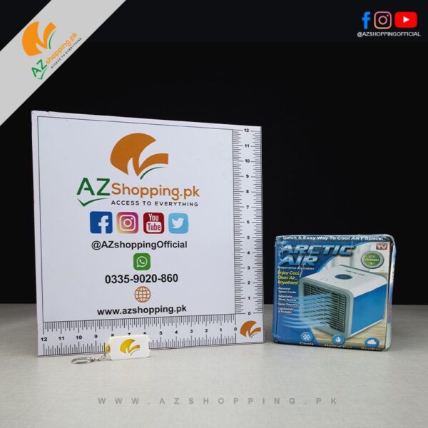 Mini AC - Portable Arctic Air Ultra - Evaporative Air Cooler Air Conditioner with Adjustable Three Speeds & RGB Lights