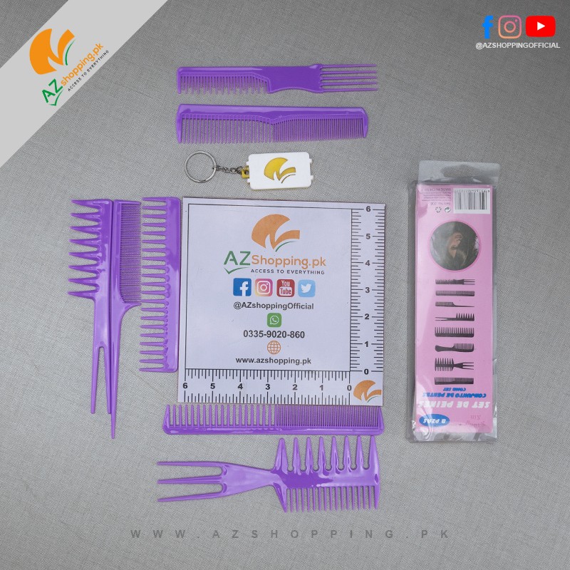 All in one Complete Professional Hair Styling Comb set - Item No: 208