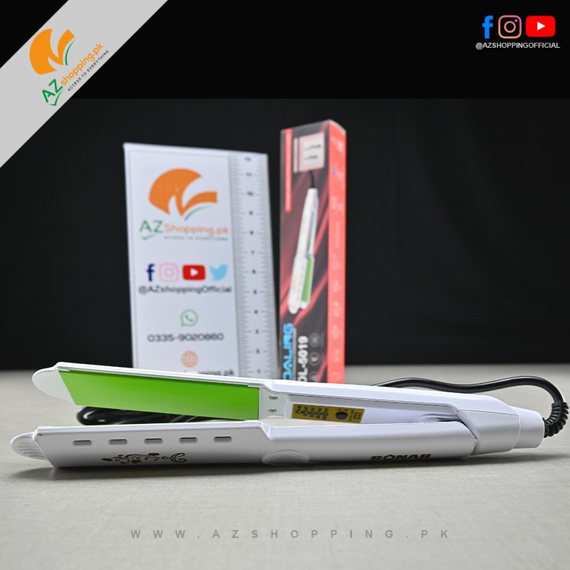 Daling – Hair Straightener, Flat Iron with Porcelain Surface & 210℃ Temperature – Model: DL-5019