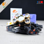 LED Electric Head Lamp Light High Power Heavy Duty 5 Lights For Fishing, Hunting, Camping, Cycling