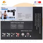 Electric Mini Fascial Gun Deep Muscle & Tissue Massage Fitness Massager with U-Head, Spherical Head, Wolf Tooth Head, Conical Head for Post-workout Pain Relief – Model: 323