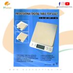 Professional Electronic Digital Table Top Scale Stainless Steel Platform with 5 Digits Backlight Display with Tare Function – Weight Capacity: 2Kg x 0.1g – Measuring Units: g/oz/ozt/dwt/ct/gn