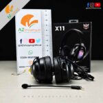 Onikuma – Professional Gaming Headset with Surround Sound, Mic & RGB LED Light for PC, Consoles, Mobile, Laptop – Model: X11
