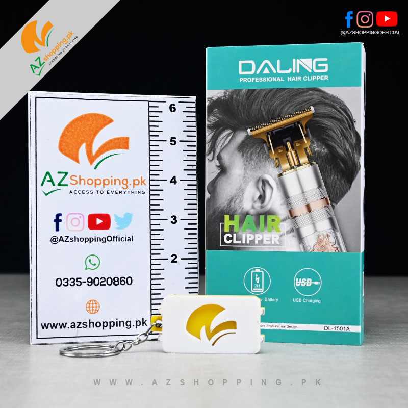 Daling Professional Stainless Steel Electric Hair Clipper, Trimmer, Shaver & Shaving Machine – Model: DL-1501A