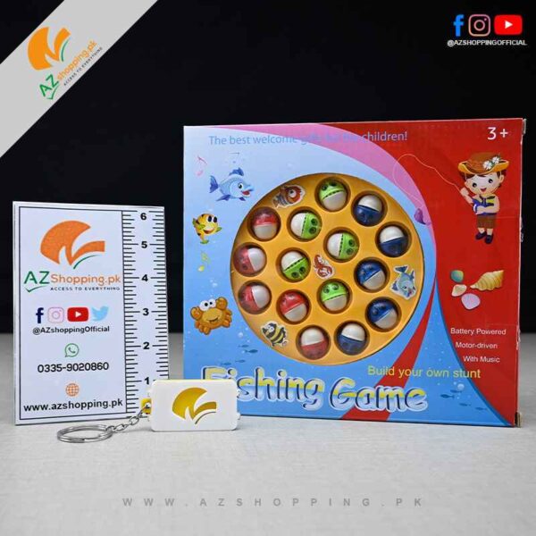 Fishing Game with 3 Fishing Rod & Music for Kids 3+ Model: 609-1A