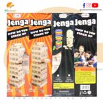 Jenga Number Wooden Stacking Tower Game for Kids & Adults 51pcs Digital Stack High