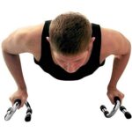 S-Shape Push Up Stands - Strong Chrome Steel Pushup Stands with Comfortable Foam Grip and Non-Slip Bars Sturdy and Less Wrist Strain Dip Stands