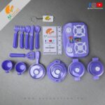 Kitchen Dinnerware Plastic Toy Set