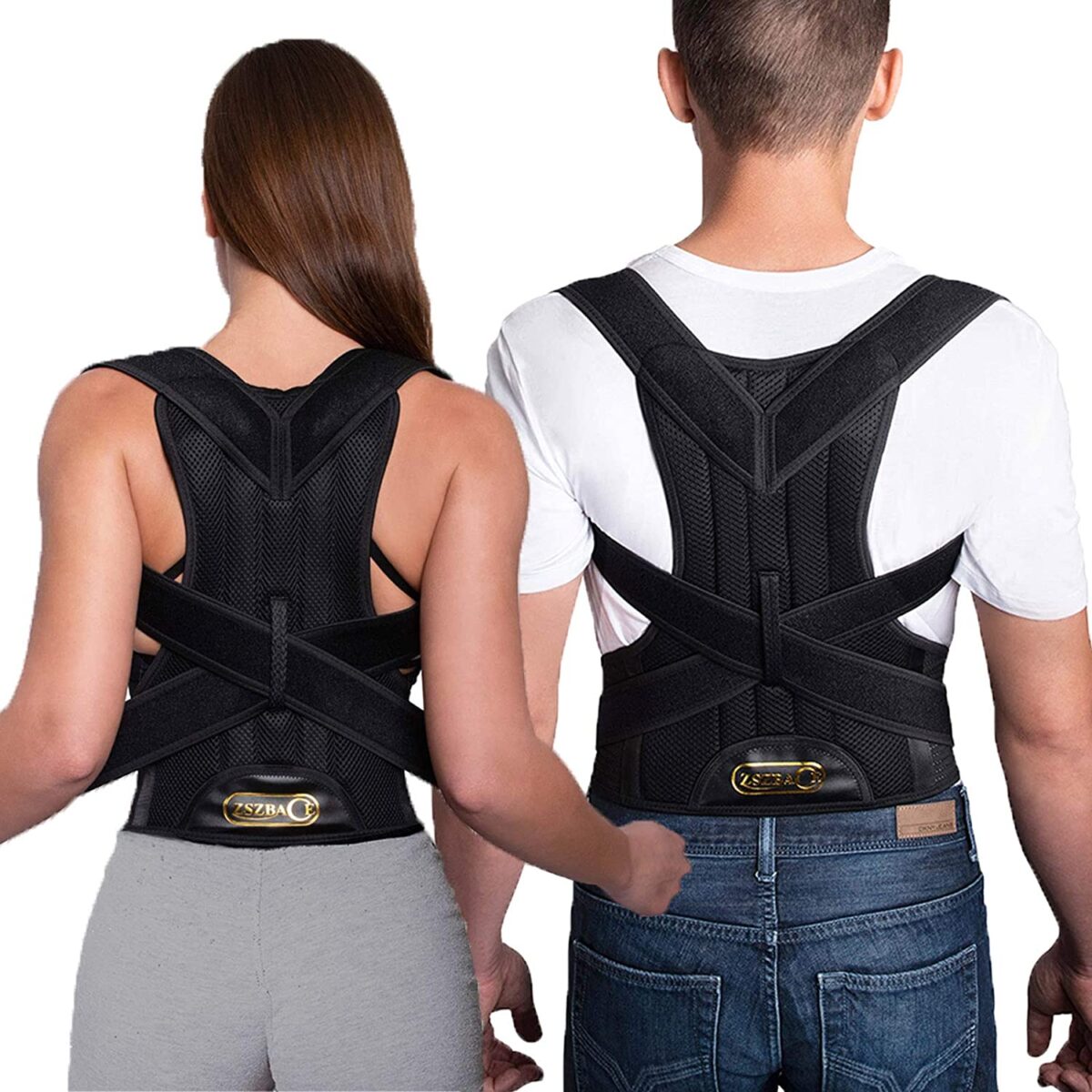 Back Support Belt Posture Corrector Brace Shoulder for Back Pain Relief, Keep Your Spine Safe and Adjustable – Model: YC 7814