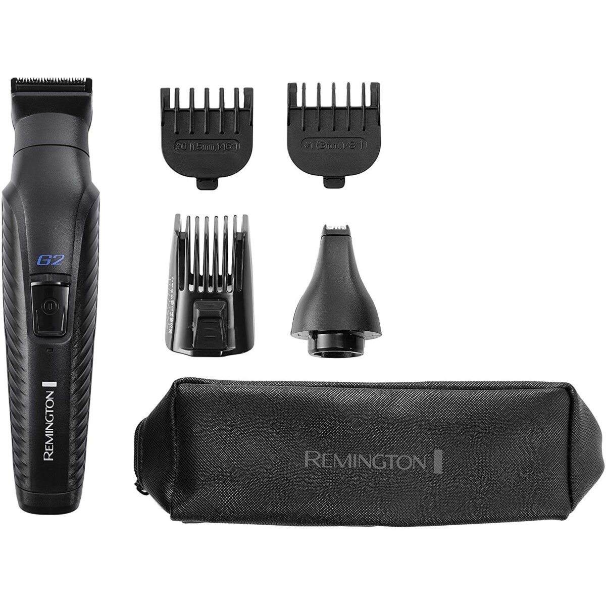Remington – G2 Graphite Series Multi-Grooming Styles Hair Trimmer, Clipper, Nose with 5+ Attachments – Model: PG2000