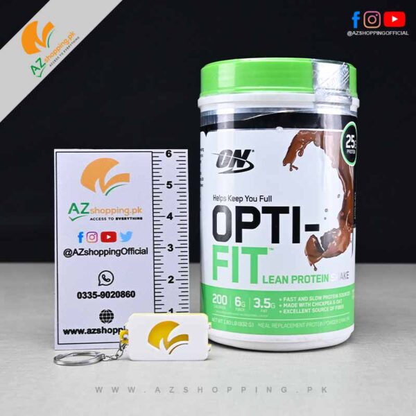 Optimum Nutrition – Opti-Fit Lean Protein Shake for Meal Replacement Protein Powder Drink – 1.8 Lbs. & 16 Servings