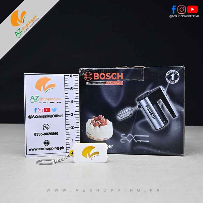 Bosch – Electric Hand Mixer with 5-gear Speed Regulating Function 450W - Model: BS-6629