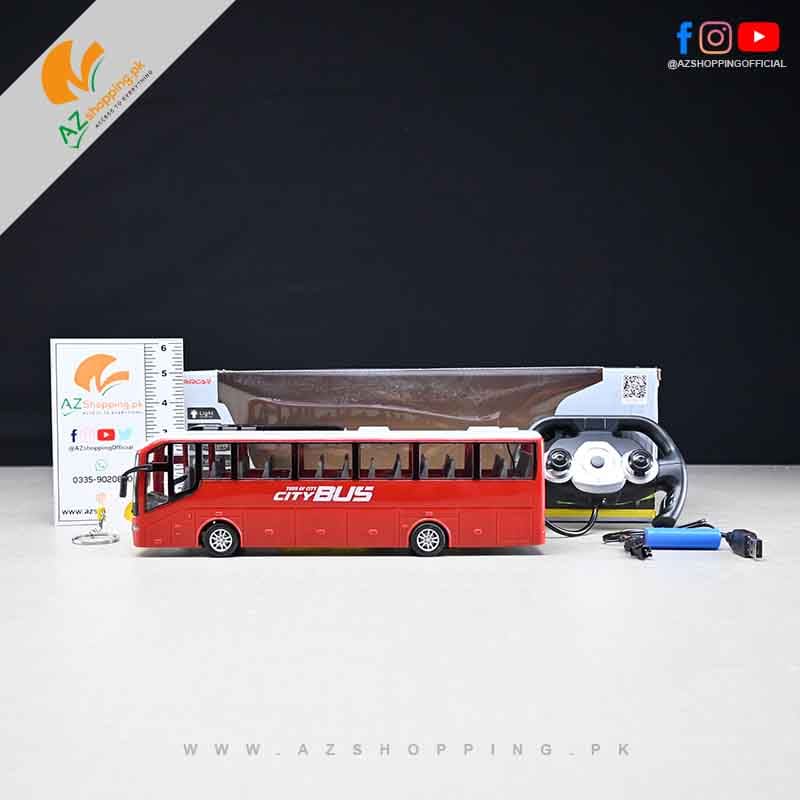 Remote Control RC City Bus with Lights & Full Function – Model: NO.666-689NA