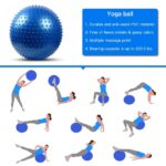 Massage Gym Spike Ball 65cm, 75cm, 85cm, 100cm with Anti Burst, Explosion-proof Yoga Pilates Ball – Core Strength, Fitness, Balance