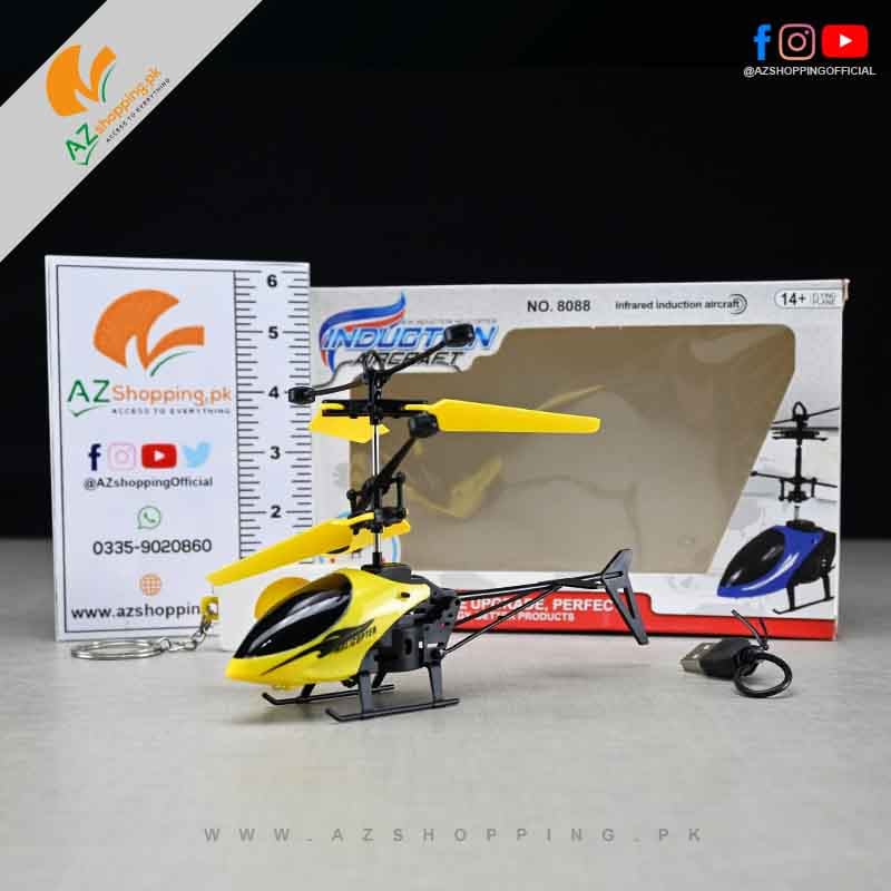 Infrared Hand Sensor Induction Aircraft Helicopter With Light & Gyro for Kids Ages 14+ Model: NO. 8088