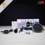 Professional Condenser Podcast Broadcasting & Recording Microphone Mic Studio Singing Cardioid Boom Arm Pop Filter Kit Compatible with Camera, DSLR, PC, Laptop, PS4, PS5