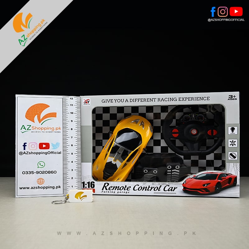 Remote Control Car with Steering Wheel & Pedals for Ages 3+ & 1:16 R/C - Model: NO.8819-9A