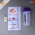 Eyun – 600ml Gym Shaker BPA Bottle Free Leakproof with Mesh Grid & Blender Spring Ball Mixer