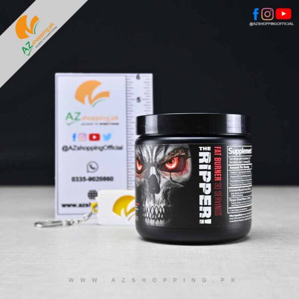 JNX Sports – The Ripper Fat Burner with Super Thermogenesis, Appetite Control & Extreme Energy – 30 Servings