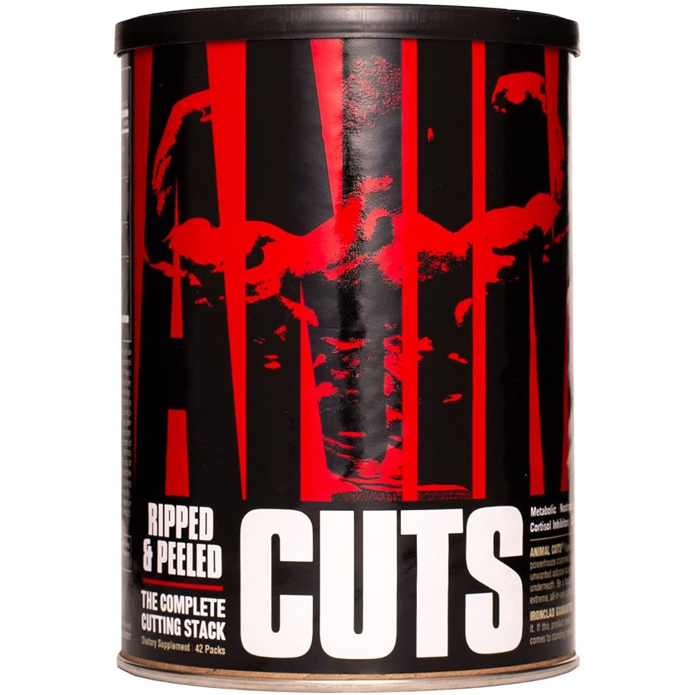 Universal Nutrition - Animal Cuts for Fat Cutting and Muscle Shredding, Ripped & Peeled Pack – 42 Packs