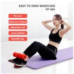 Adjustable Abdominal Ab Crunch Curl Exercise double bar with Suction Cup & Sit-ups and Push-ups Assistant Device Lose Weight Equipment