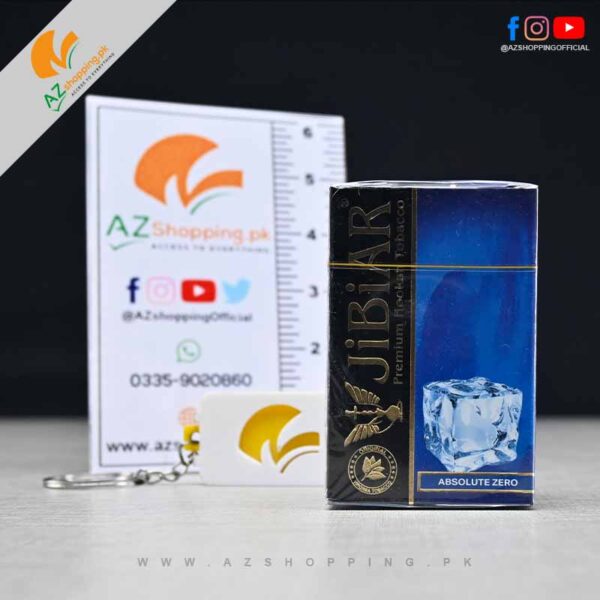 Jibiar Tobacco – Premium Hookah Tobacco Shisha Absolute Zero Flavor – 50 gram