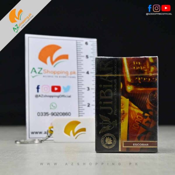 Jibiar Tobacco – Premium Hookah Tobacco Shisha Escobar Flavor – 50 gram