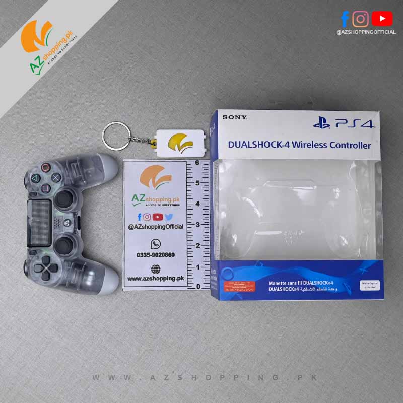 Sony DualShock 4 Wireless Controller Joystick for PlayStation PS4 (Transparent)