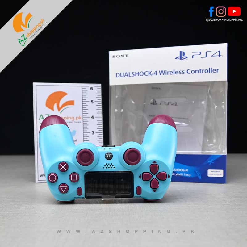Sony DualShock 4 Wireless Controller Joystick for PlayStation PS4 (Blue & Maroon)