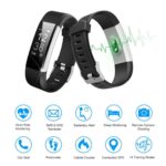 Fitness Tracker YG3 Smart Band Bracelet – Time/Activity Tracker/Heart Rate Monitor/Sleep Monitor/Steps Pedometer/Distance/Calories/SMS Alert