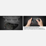 Wireless Controller, W&O Wireless PC Gamepad with 2.4GHZ Wireless Adapter, Compatible with Xbox One/One S/One X/P3 Host/Windows 7/8/10 (Black)