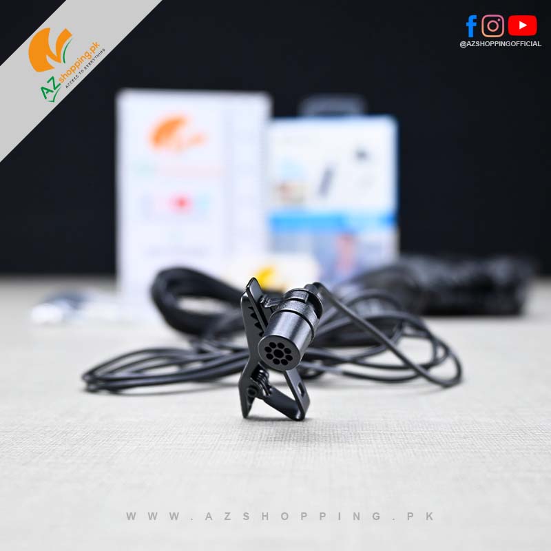 Boya – Omnidirectional Lavalier Microphone Micro-Cravate for Smart Phones, PC, DSLR, SLR, Camcorders, Audio recorders – Model: BY-M1