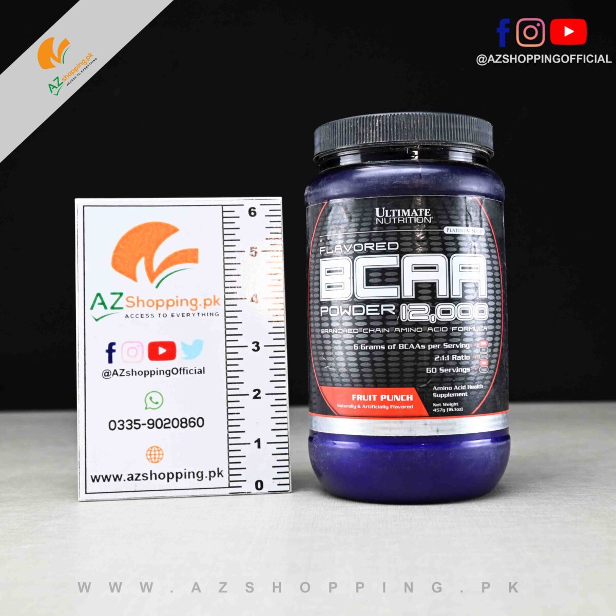 Ultimate Nutrition – Flavored BCAA Powder 12,000 – 60 Servings
