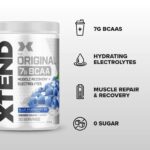 Xtend – The Original 7G BCAA Powder - Muscle Recovery + Electrolytes (Hydrate) with ZERO Calories/Carbs/Sugar - 30 Servings