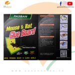 Pasban – Mouse & Rat Catch Glue Sticky Board Trap & Foldable Cardboard – Reusable, Non-Toxic, Harmless, Environmental Friendly – Model No: 122115210426