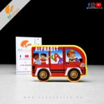 Car Shaped Foam Material Alphabets Book – Kids First Learning ABC book with A to Z Alphabets Explained with Pictures & Names