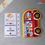 Car Shaped Foam Material Alphabets Book – Kids First Learning ABC book with A to Z Alphabets Explained with Pictures & Names