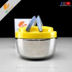 Stainless Steel Lunch Box with 2 Partitions – 800ml Capacity