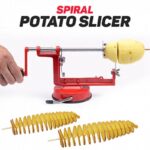Spiral Potato Slicer – Stainless Steel Blade Sharp Blade Food Grade – Potato French Fry Cutter