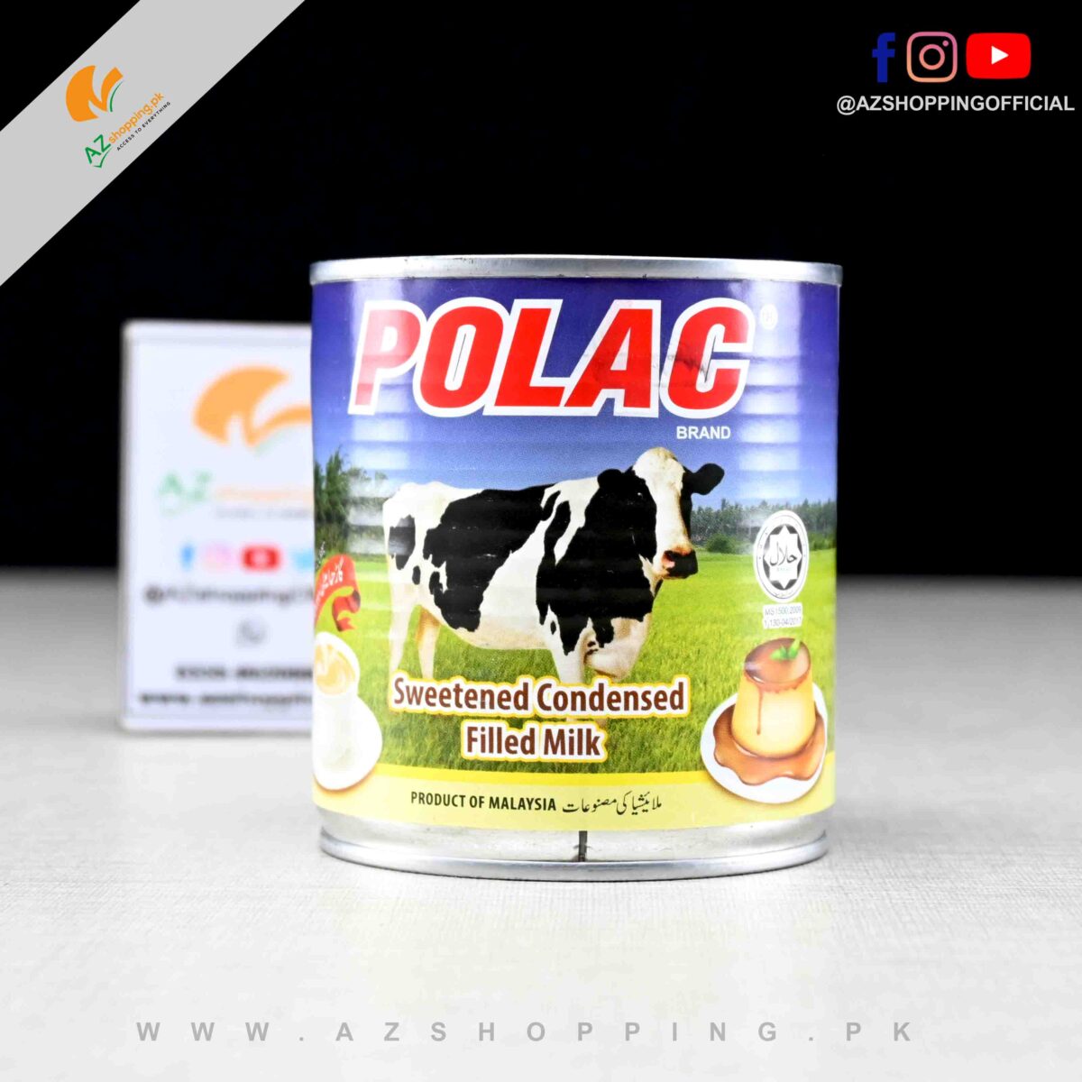 Polac – Sweetened Condensed Filled Milk – Net Weight: 390g