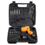 45 in 1 - Cordless Screwdriver Rechargeable Wireless Electric Screw Gun Drill Kit Power Toolbox 4.8V – For Iron, Wood, Steel & Other Materials Of The Drill - Model: S023