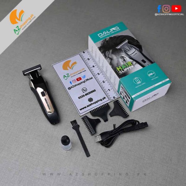 Daling - Professional Electric Hair Clipper, Trimmer, Groomer & Shaver Machine – Model: DL-1511