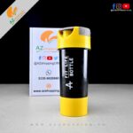 Fit Life Bottle – 500ml Gym Protein Shaker BPA Bottle with Blender & Twist-On Storage Container Cups