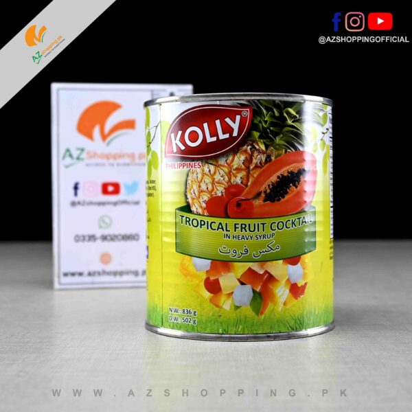 Kolly – Tropical Fruit Cocktail in Heavy Syrup - Net Weight: 836g